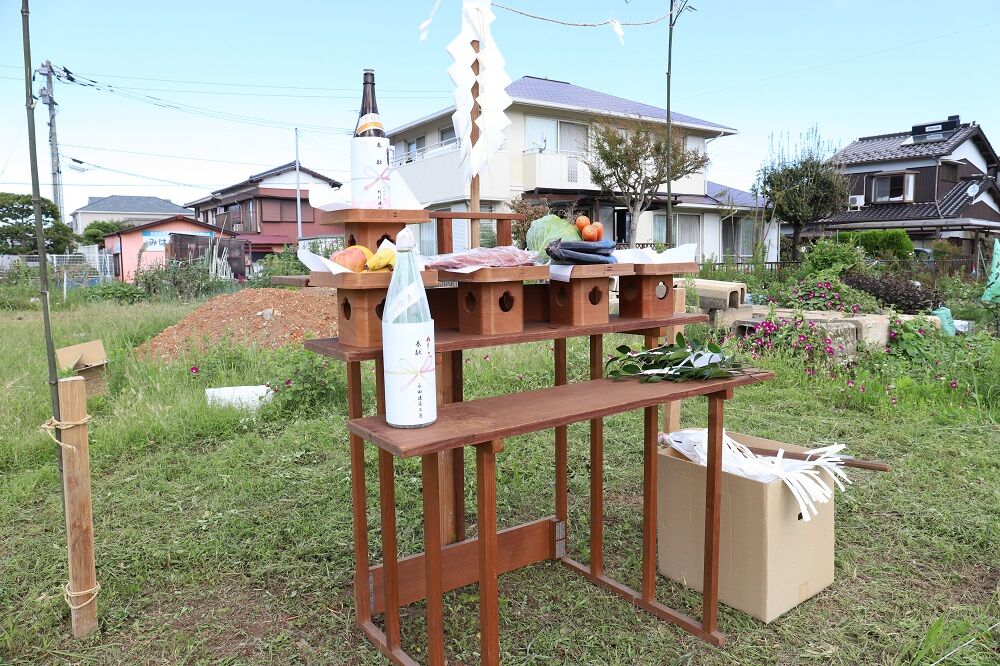 地鎮祭　おめでとうございます